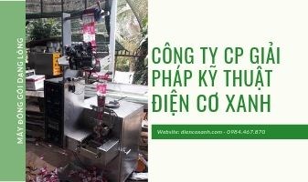 Máy đóng gói dạng lỏng – Máy đóng gói sữa chua - Điện Cơ Xanh