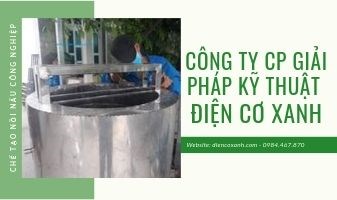 Nồi nấu cánh khuấy công nghiệp 100 lít sử dụng điện chế tạo theo yêu cầu