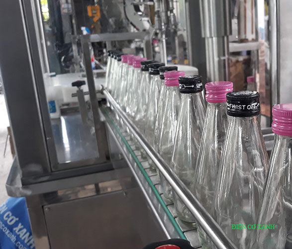 DÂY CHUYỀN CHIẾT RÓT - REN NẮP CHAI NƯỚC NGỌT