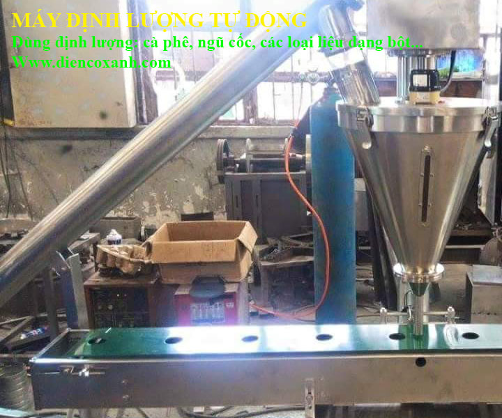 Máy định lượng muối sấy Tây Ninh - Điện Cơ Xanh