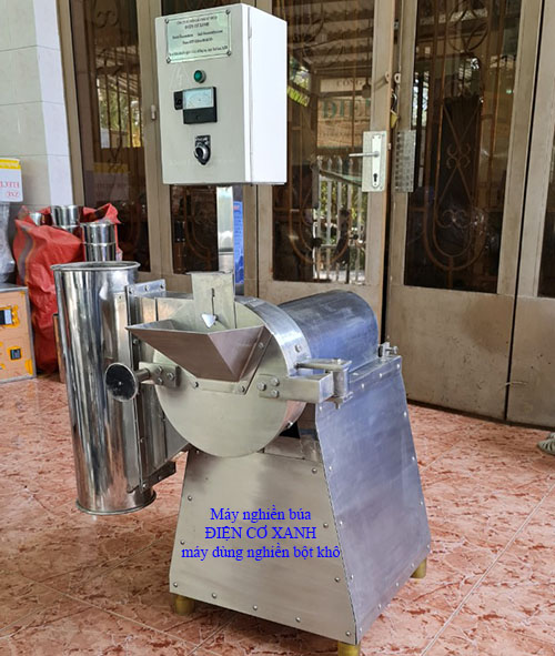 MÁY NGHIỀN BỘT KHÔ 5HP - ĐIỆN CƠ XANH