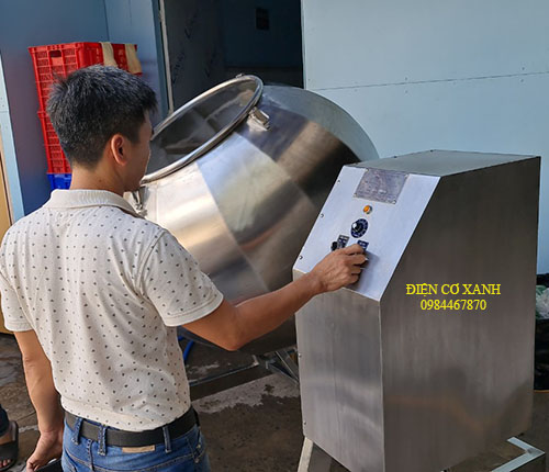 Máy trộn mứt dừa - Điện Cơ Xanh