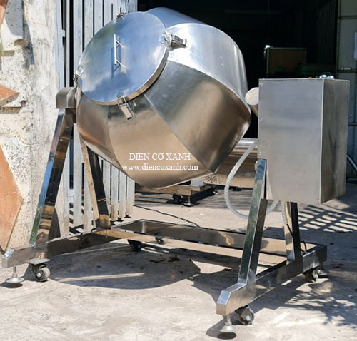 Máy trộn tẩm gia vị khoai tây chiên