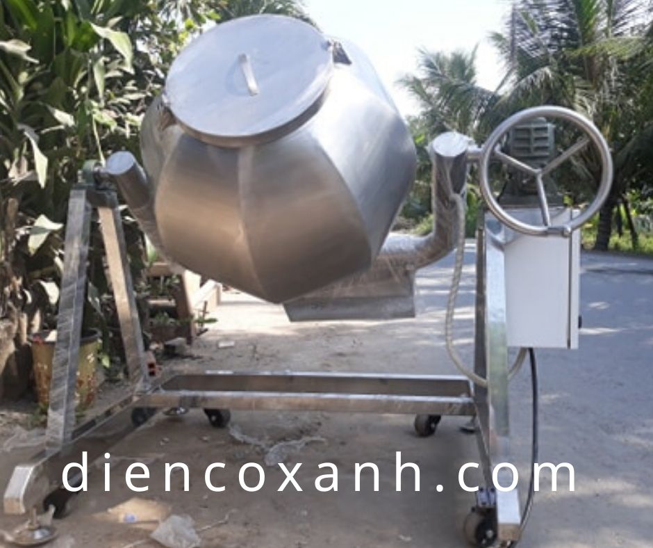 Máy trộn trà trộn dược liệu - Điện Cơ Xanh