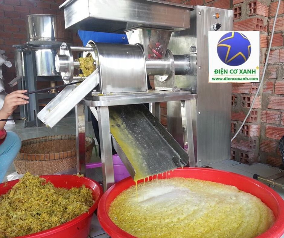 Máy vắt ép khóm Điện Cơ Xanh
