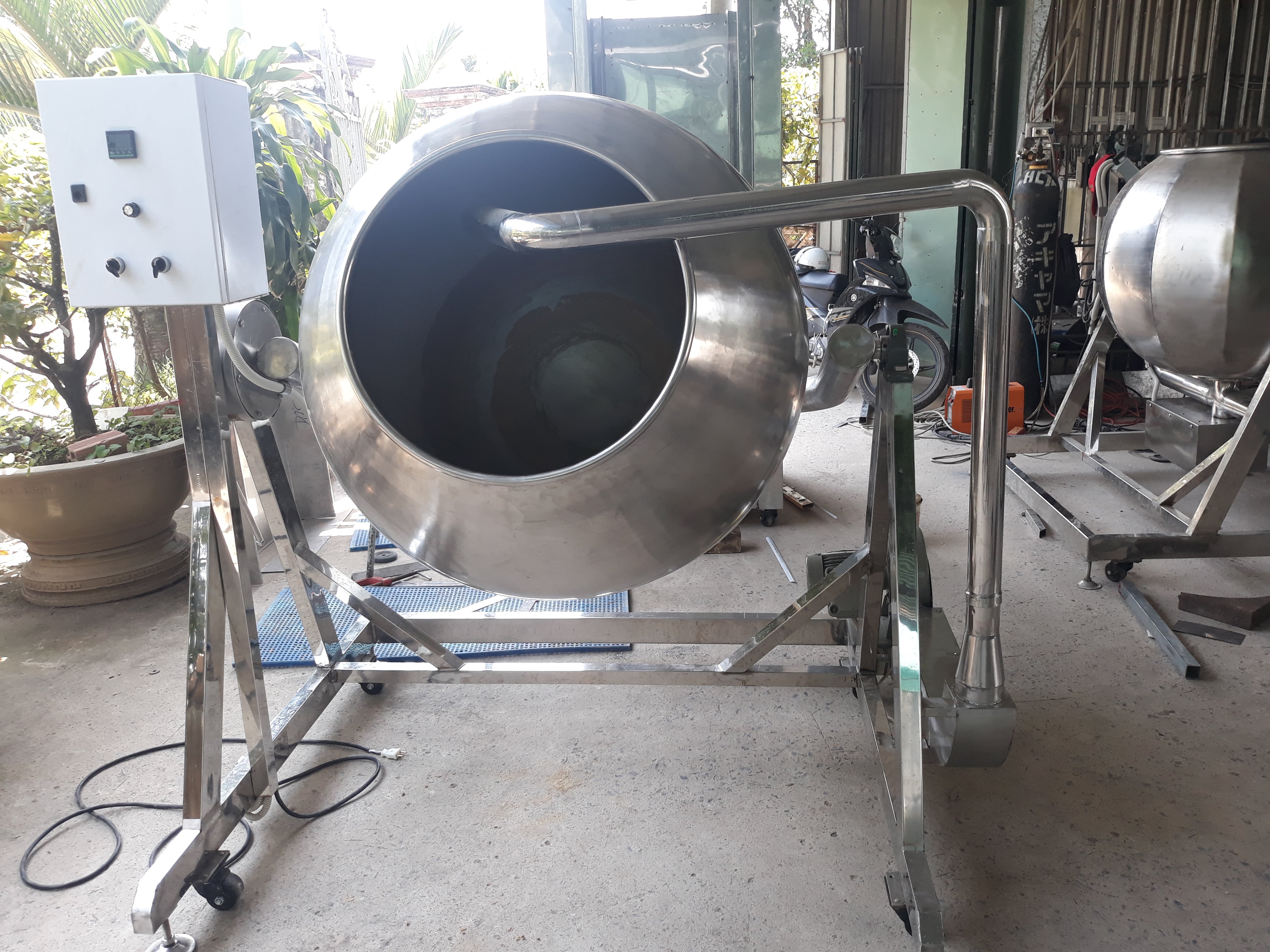 Máy vo viên tạo hạt phân bón hữu cơ - Điện Cơ Xanh