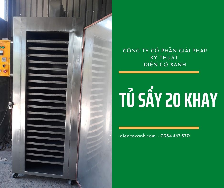 Tủ sấy khóm - Điện Cơ Xanh