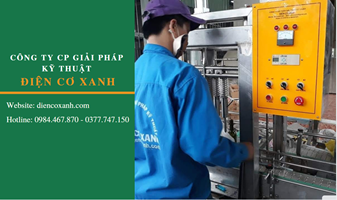Dây chuyền chiết rót dạng thẳng - Điện Cơ Xanh